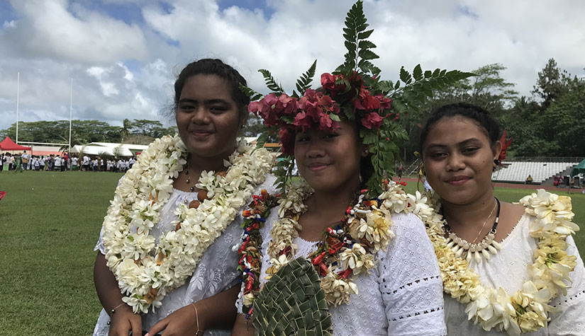 Colliers de fleurs Wallis et Futuna